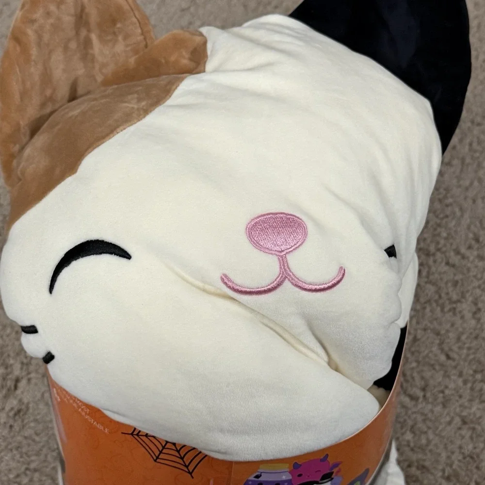 Squishmallows Cam the Cat One Size Kids Costume Plush for Halloween Cosplay